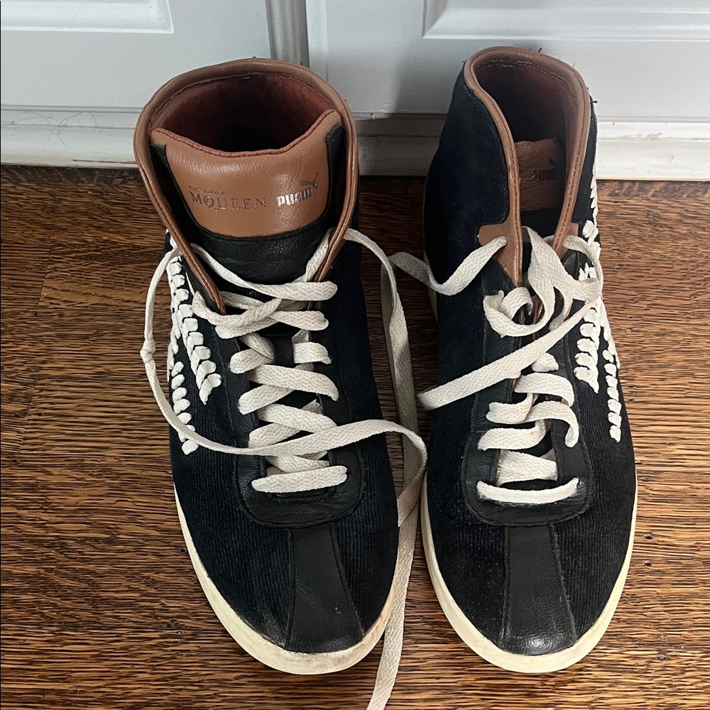 Puma Black and Brown Women's Sneakers